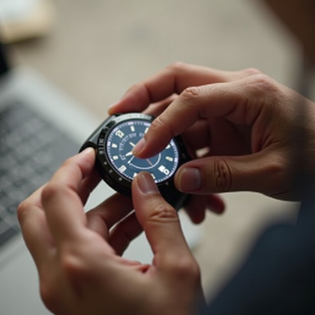 hoe stel je de tijd in op een Donerton smartwatch