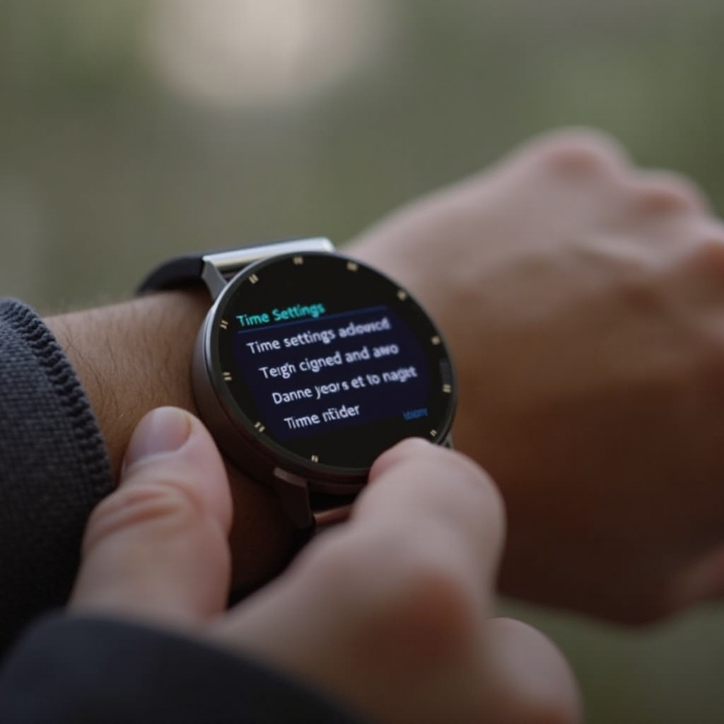 hoe stel je de tijd in op een Donerton smartwatch