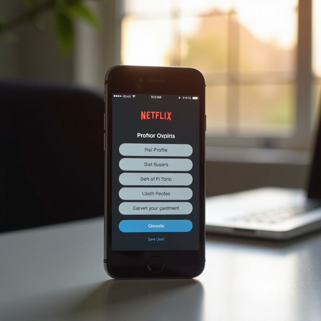 how to delete a netflix profile on iphone